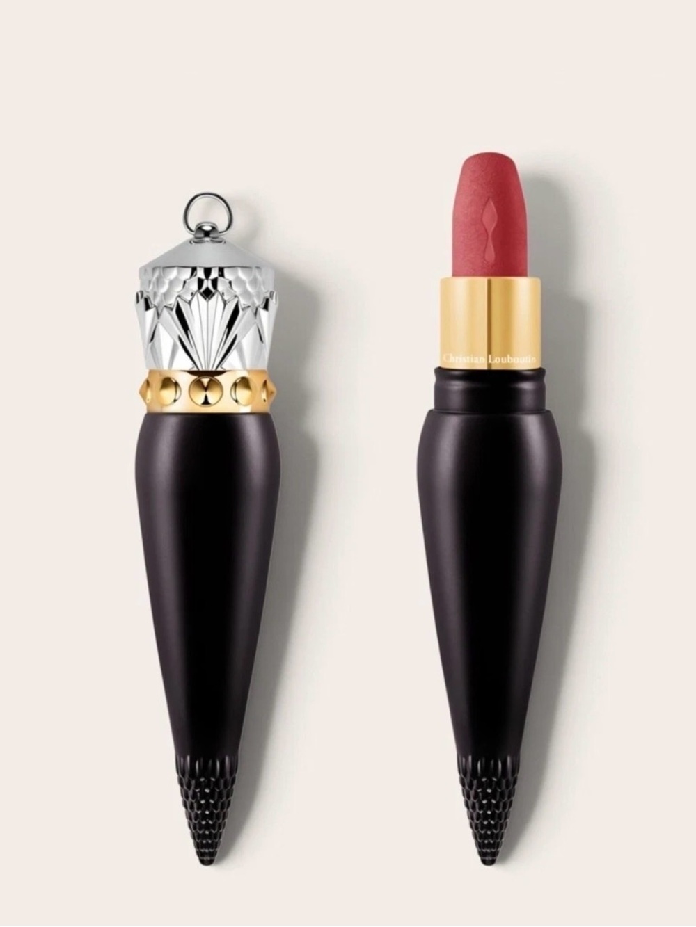 Christian Louboutin Velvet Matte / Silky Satin Lipstick NIB Cameo Matte 313M